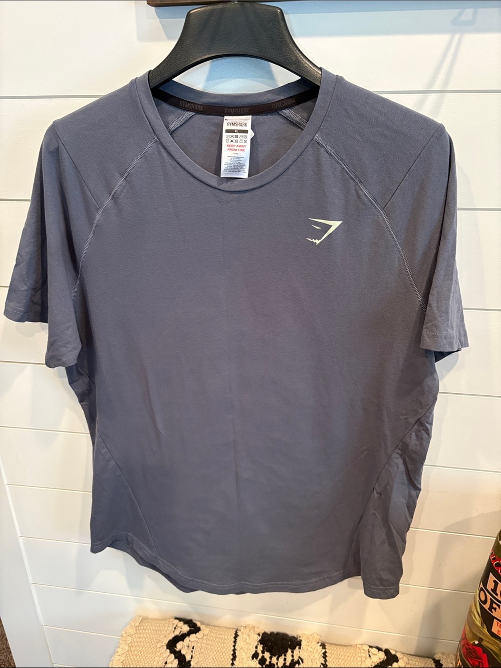 Gymshark Men's Slate Gray Athletic Tee